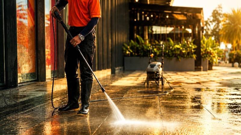 How Spring Storms Slowly Damage Concrete Walkways and Driveways